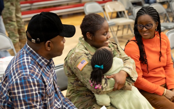 55th Sustainment Brigade &amp; 410th Signal Company conduct deployment ceremony