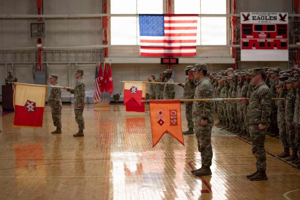 55th Sustainment Brigade &amp; 410th Signal Company conduct deployment ceremony