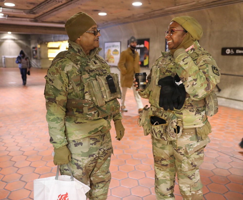 Chaplain offers morale boost to Soldiers supporting the Make D.C. Safe and Beautiful Mission