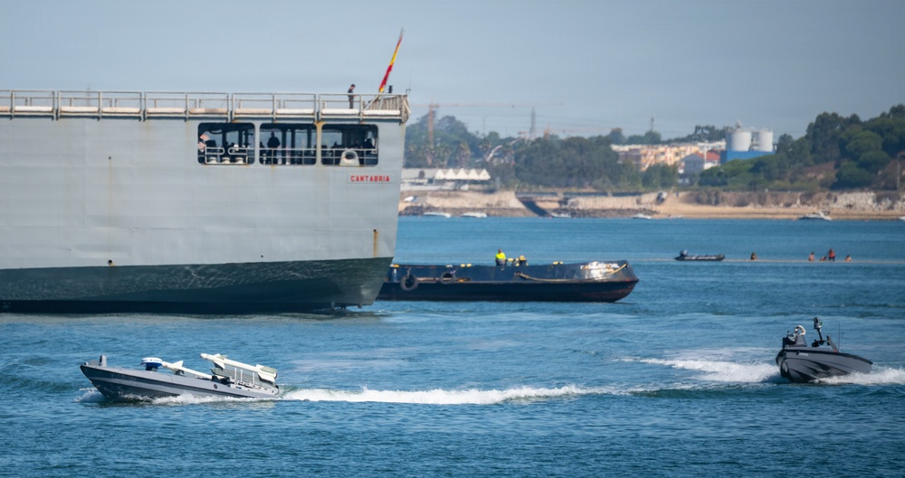 Unmanned Vehicles and Robots Work in Sync at NATO Exercise in Portugal