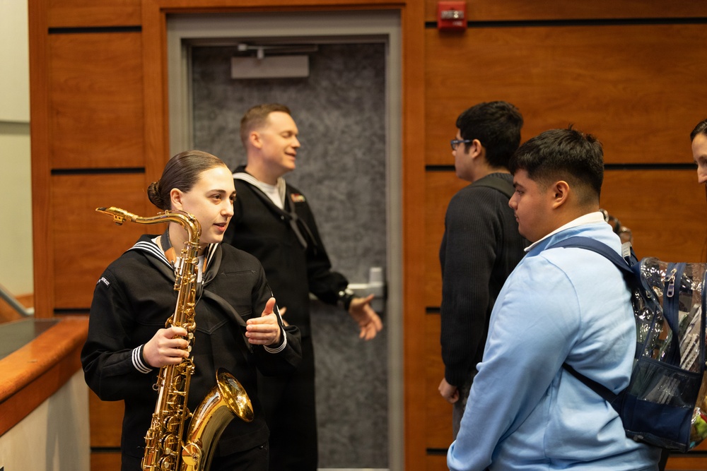 U.S. Navy Kicks Off Rio Grande Valley Navy Week With Strike Group Activities and Navy Band Southeast Performance at Edinburg High School, Edinburg, Texas