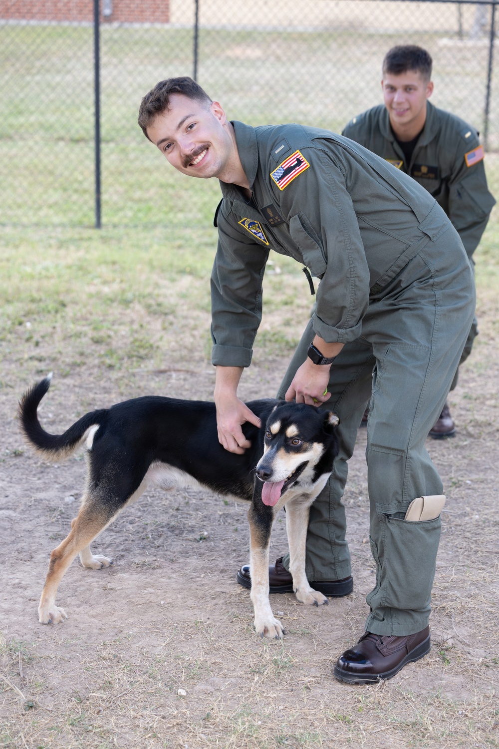 U.S. Navy Student Pilots Volunteer At Animal Shelter In South Texas For RGV Navy Week