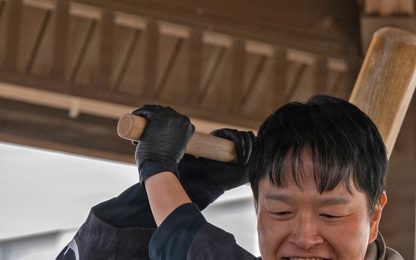 Mochitsuki event brings U.S. and Japanese medical professionals together at U.S. Naval Hospital Yokosuka