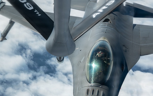 Practice makes perfect: 909th ARS refuels F-16Cs and F-35As