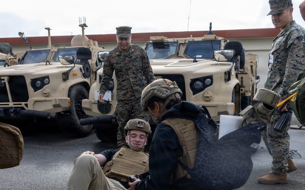 5th Air Naval Gunfire Liaison Company Marines participate in certification exercise