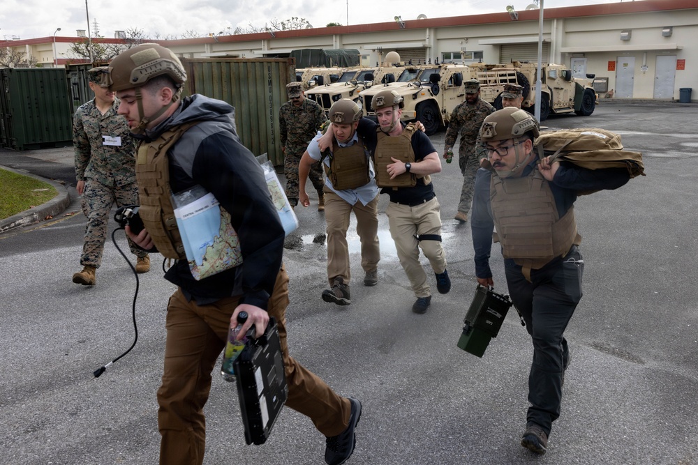 5th Air Naval Gunfire Liaison Company Marines participate in certification exercise