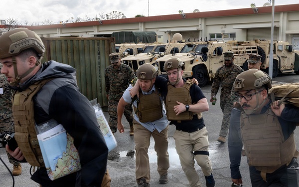 5th Air Naval Gunfire Liaison Company Marines participate in certification exercise