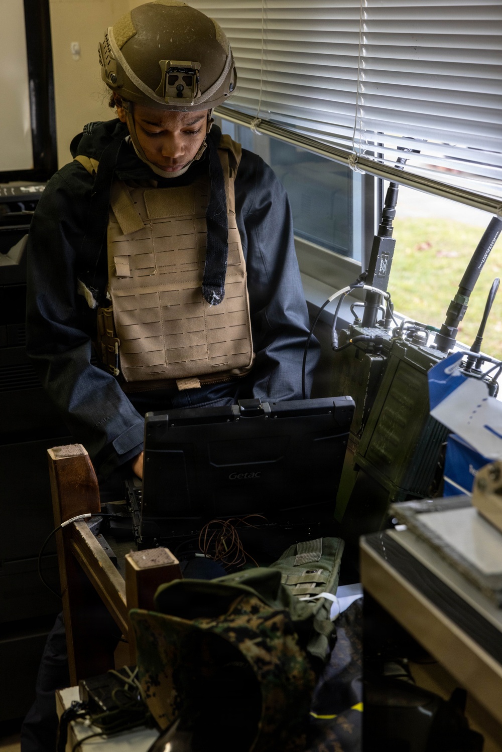 5th Air Naval Gunfire Liaison Company Marines participate in certification exercise