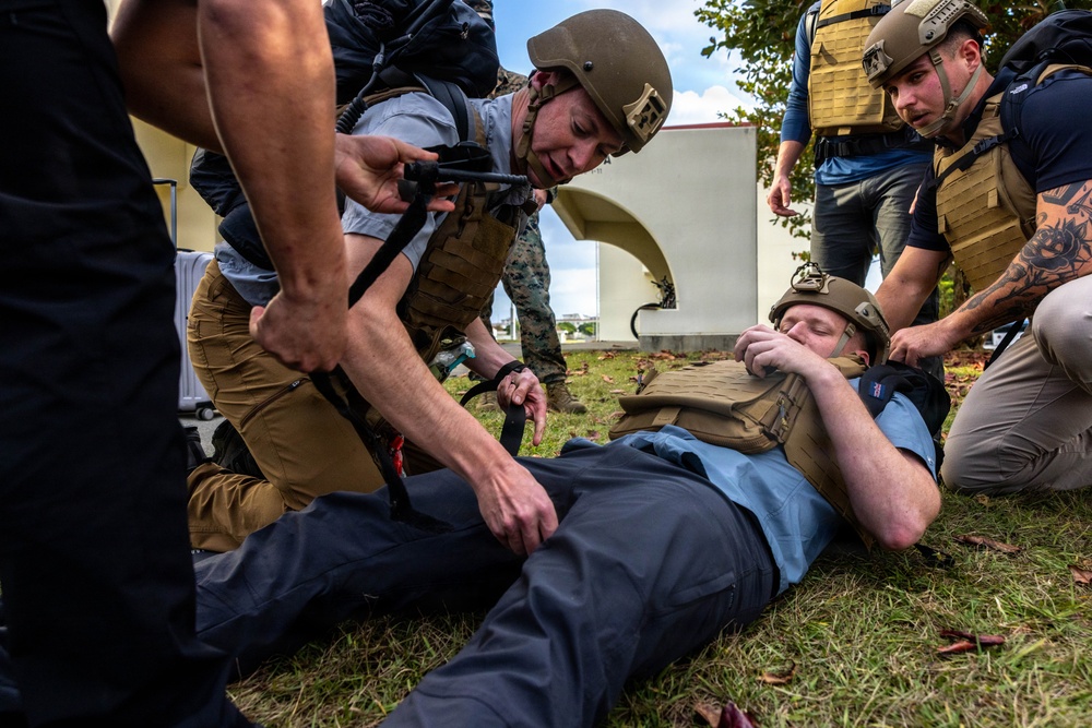 5th Air Naval Gunfire Liaison Company Marines participate in certification exercise