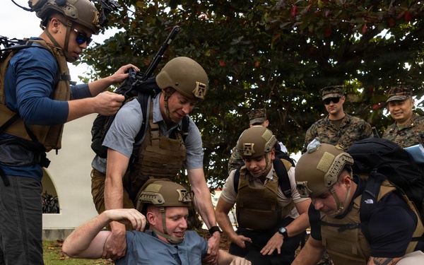 5th Air Naval Gunfire Liaison Company Marines participate in certification exercise