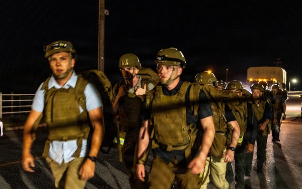 5th Air Naval Gunfire Liaison Company Marines participate in certification exercise