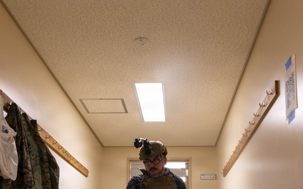 5th Air Naval Gunfire Liaison Company Marines participate in certification exercise