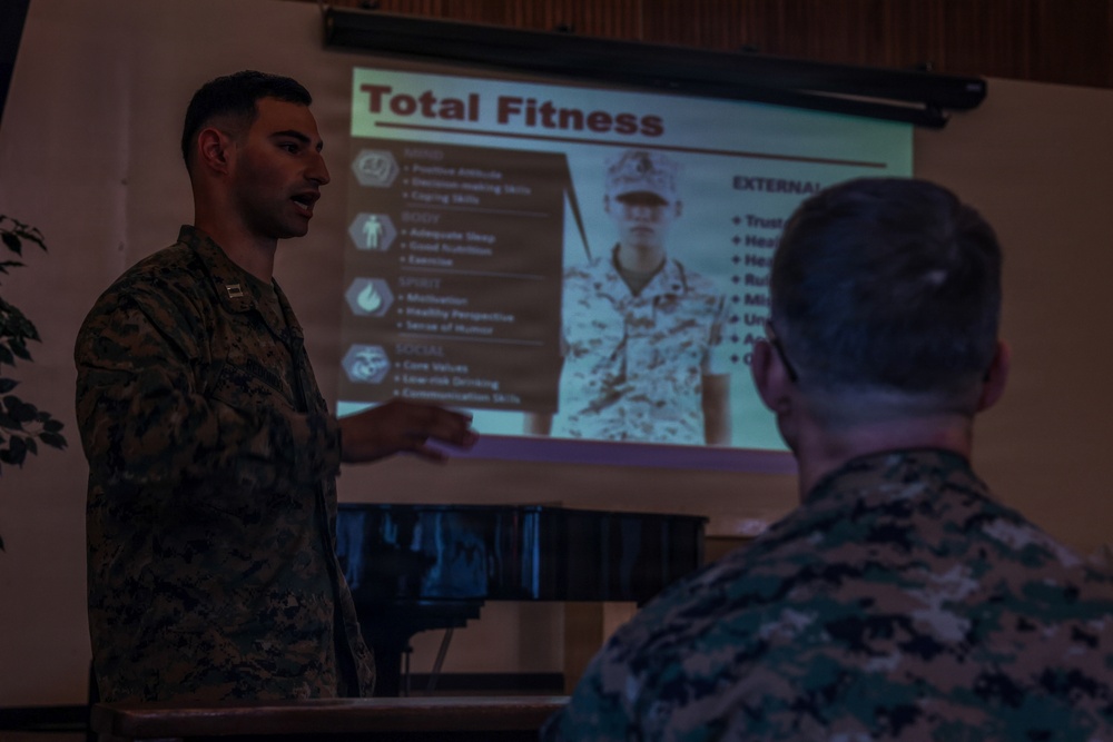 5th Air Naval Gunfire Liaison Company Marines conduct back in the saddle training