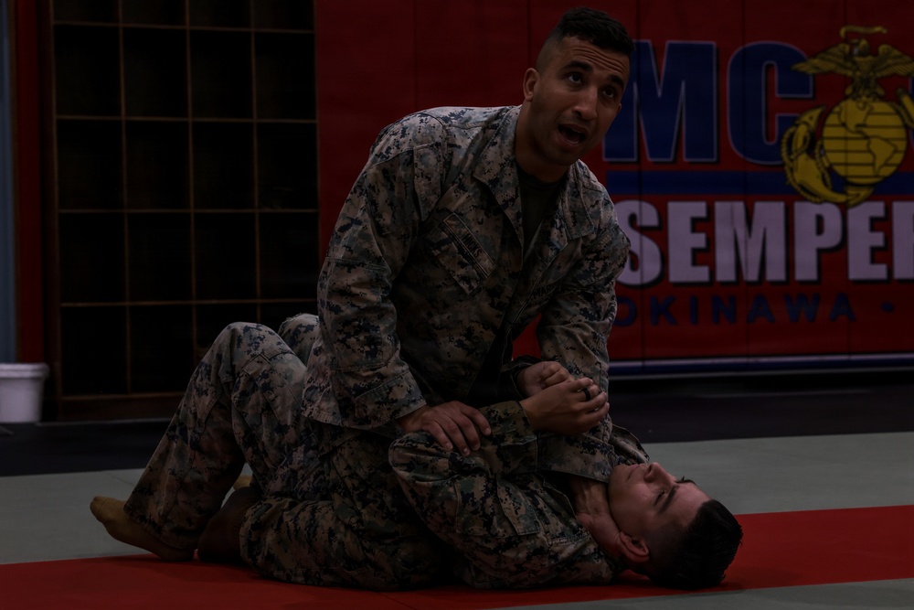 III Marine Expeditionary Force Support Battalion conducts Marine Corps Martial Arts Program training