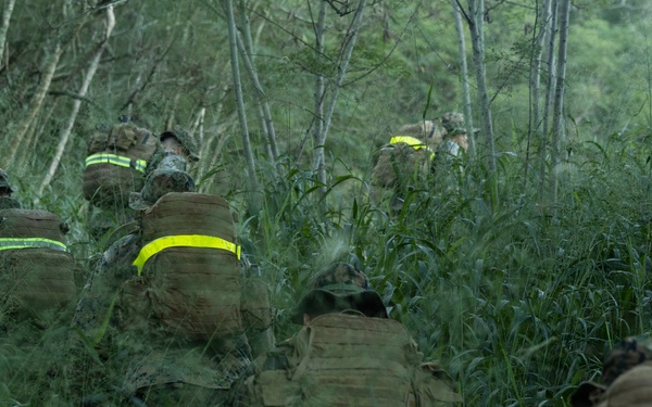 HQBN Conducts 10-km Hike at MCBH