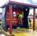 Camp Blaz Marines revitalize bus stop honoring Brig. Gen. Blaz