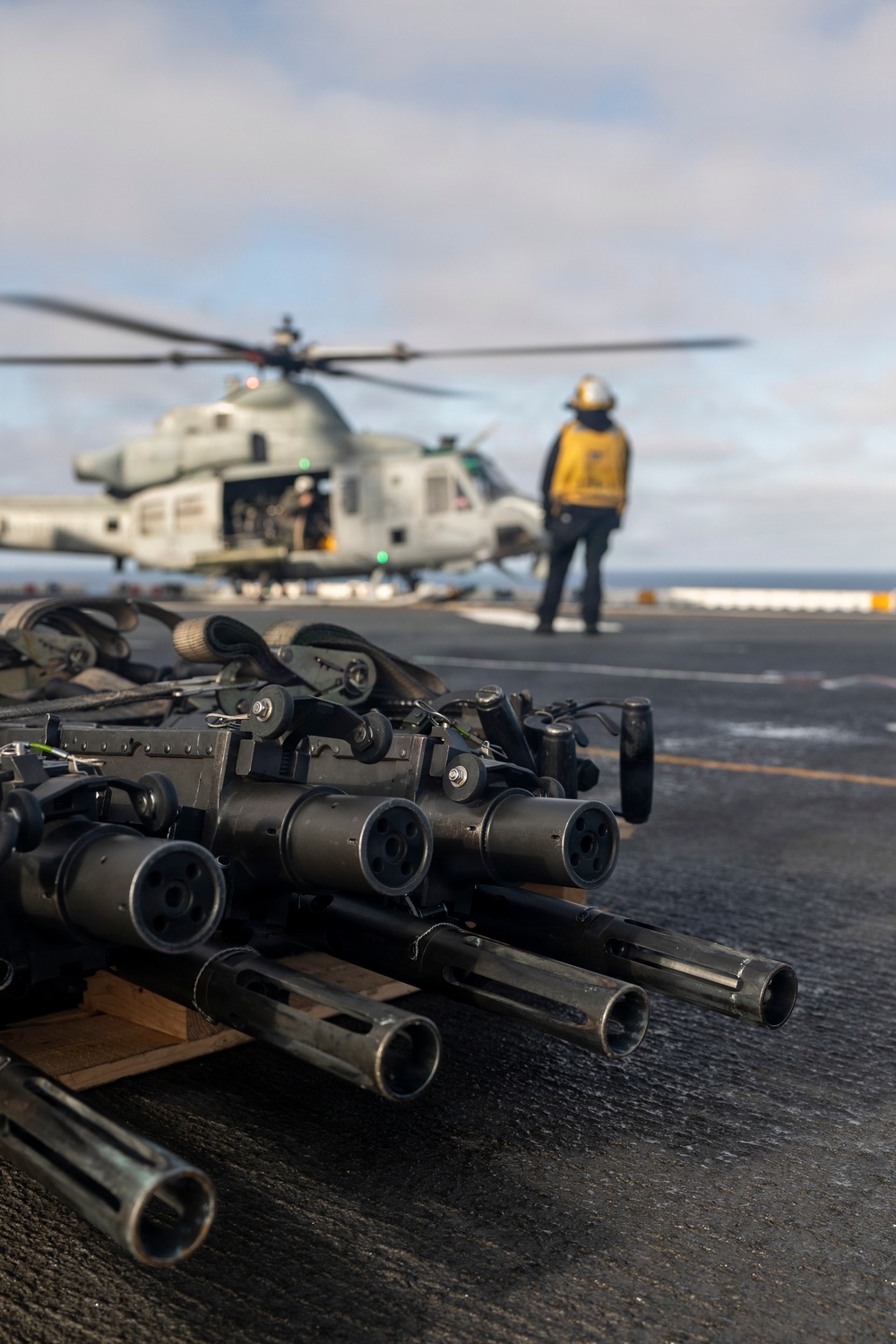 11th MEU Marines, Sailors Conduct Flight Operations Aboard USS Boxer