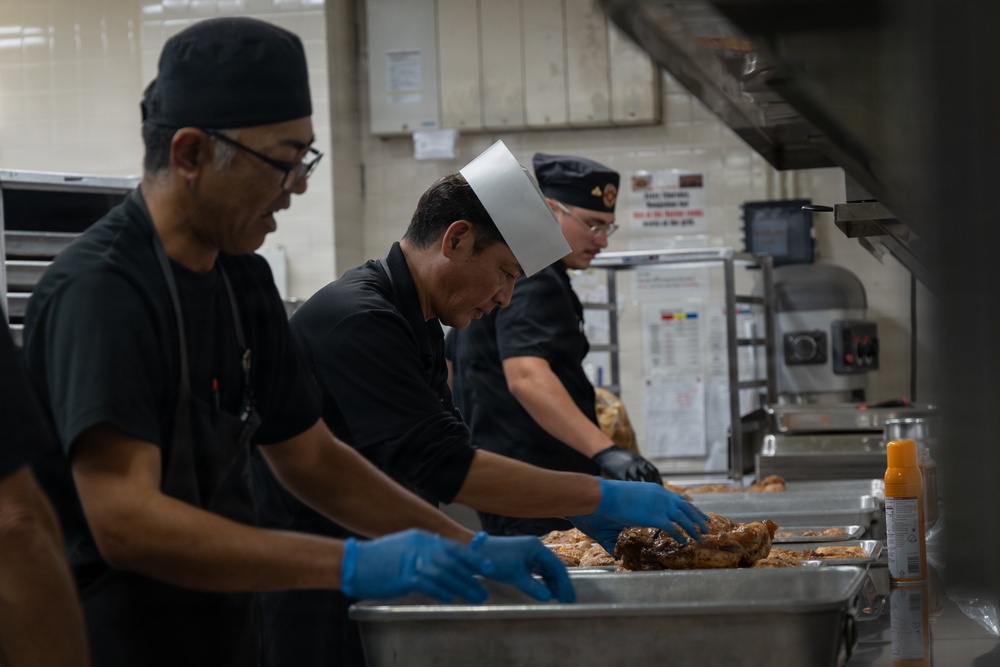 III Marine Expeditionary Force Support Battalion food service specialists compete in Maj. Gen. William Pendleton Thompson Hill competition