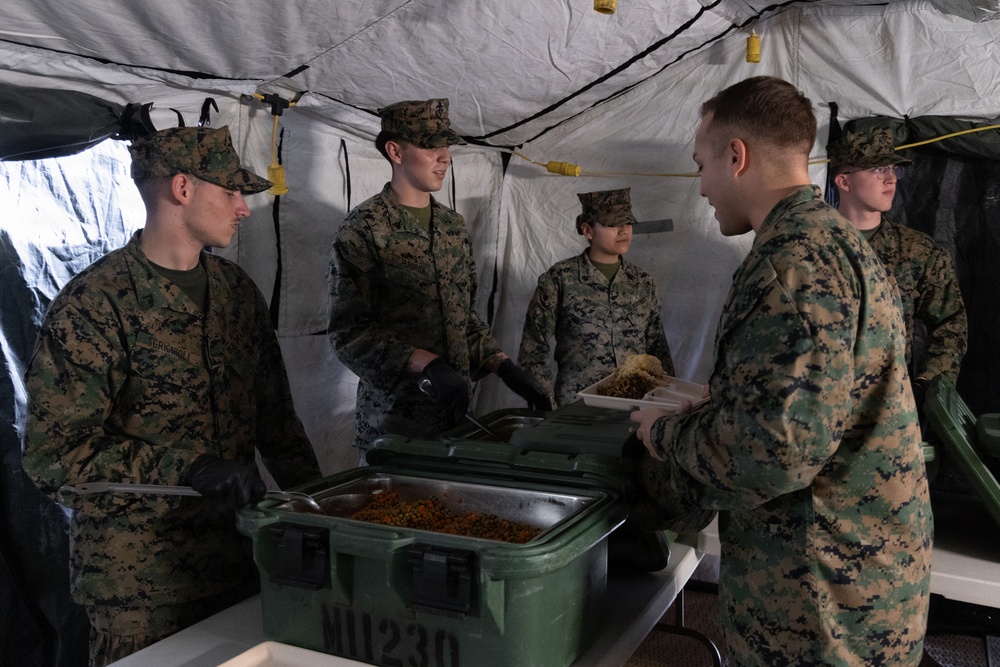 III Marine Expeditionary Force Support Battalion food service specialists compete in Maj. Gen. William Pendleton Thompson Hill competition