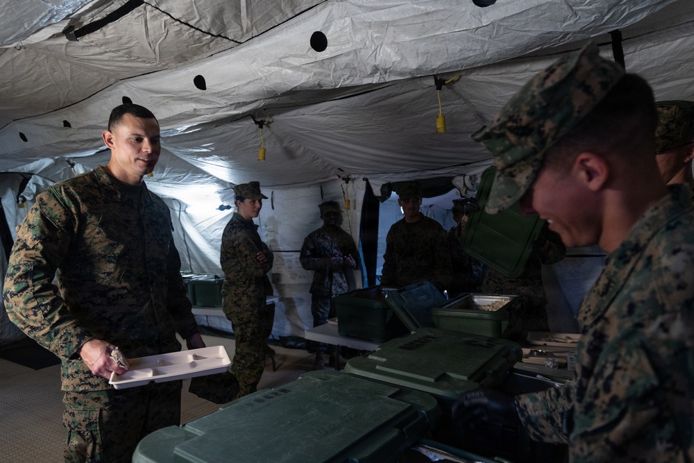III Marine Expeditionary Force Support Battalion food service specialists compete in Maj. Gen. William Pendleton Thompson Hill competition