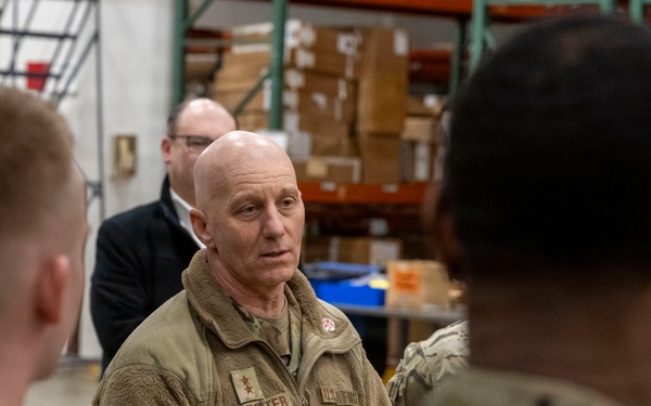 Maj. Gen. Donald Carpenter visits 35th FW ahead of F-35 Lightning II integration