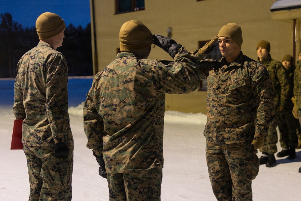 CORE26 | California Native Promotes to Captain in the U.S. Marines during European Deployment