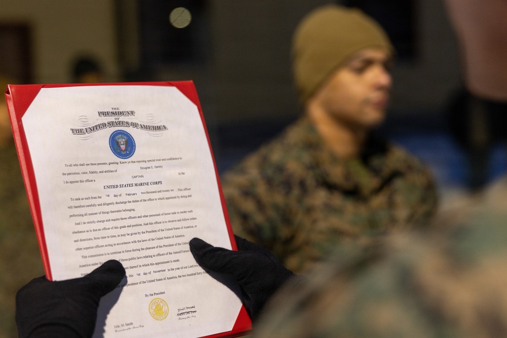 CORE26 | California Native Promotes to Captain in the U.S. Marines during European Deployment