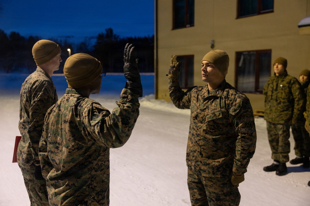 CORE26 | California Native Promotes to Captain in the U.S. Marines during European Deployment
