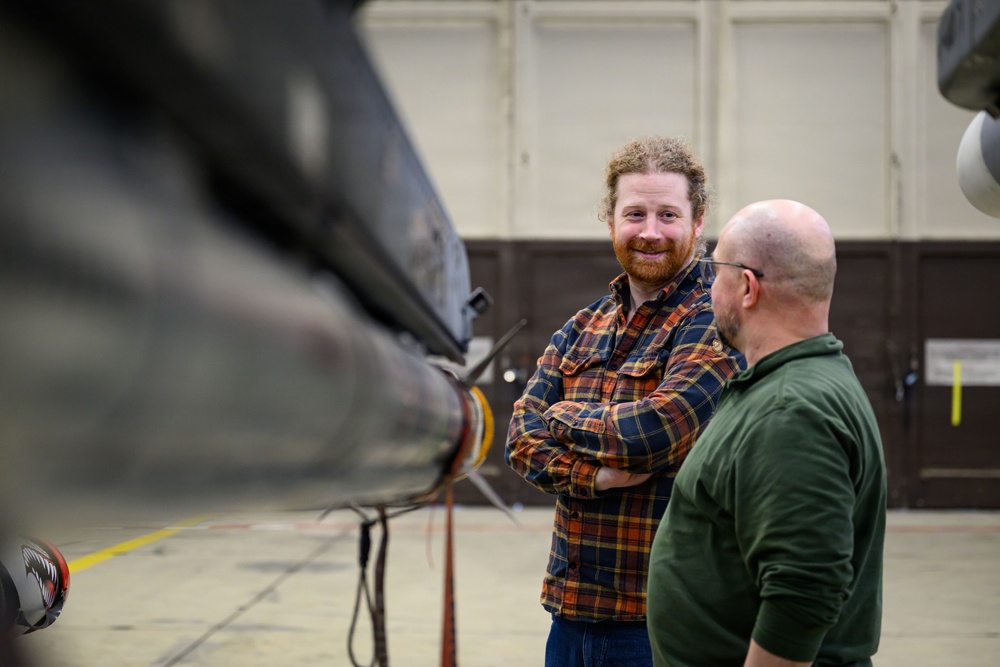 DARPA scientists visit Spangdahlem aviators, support teams looking to turn operational insight into future defense innovation