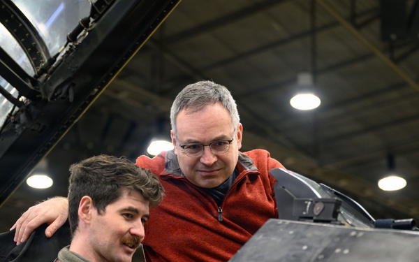 DARPA scientists visit Spangdahlem aviators, support teams looking to turn operational insight into future defense innovation