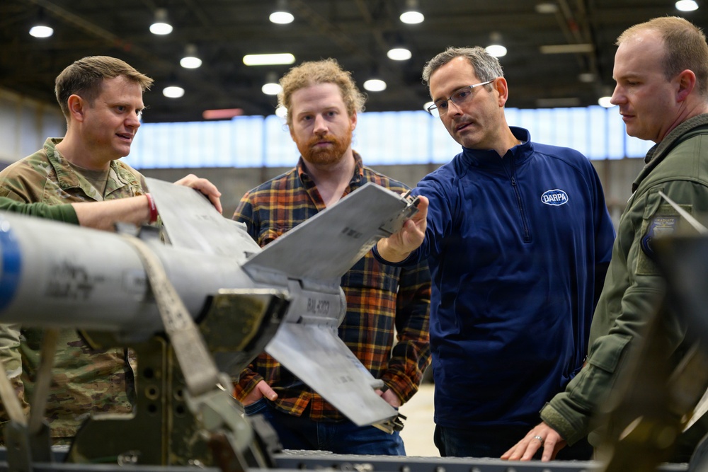 DARPA scientists visit Spangdahlem aviators, support teams looking to turn operational insight into future defense innovation
