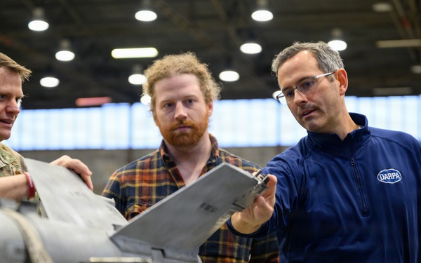 DARPA scientists visit Spangdahlem aviators, support teams looking to turn operational insight into future defense innovation