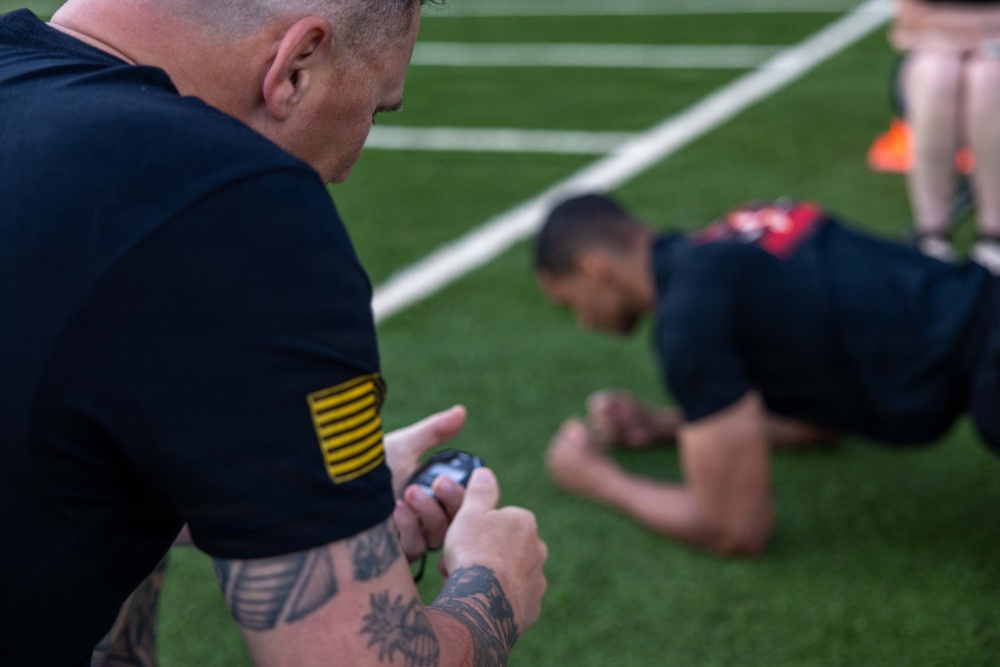 The 8th Theater Sustainment Command Career Counselor of the Year PT and Writing test FY26