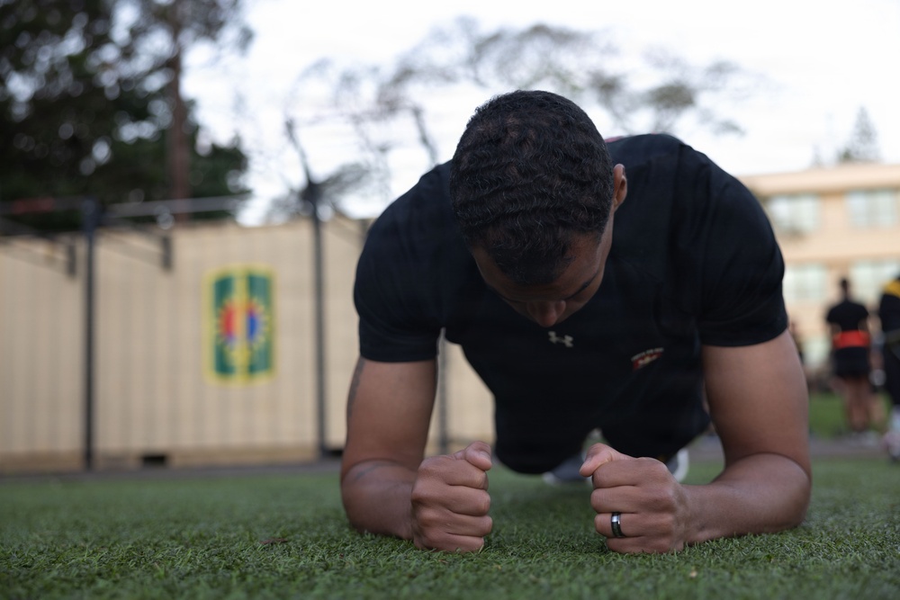 The 8th Theater Sustainment Command Career Counselor of the Year PT and Writing test FY26