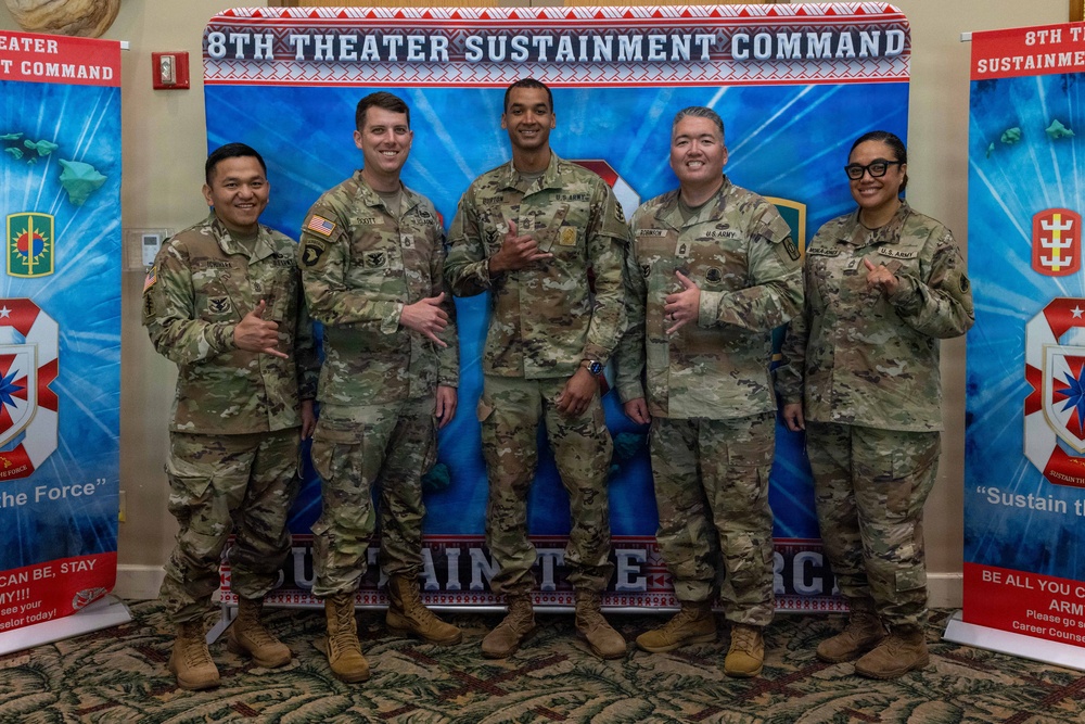 The 8th Theater Sustainment Command Career Counselor of the Year PT and Writing test FY26