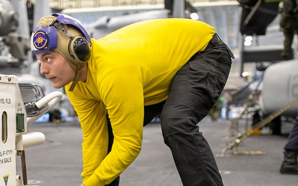 Chain Down Drills Aboard USS Tripoli
