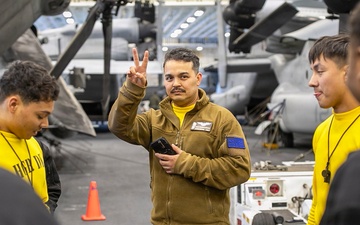 Chain Down Drills Aboard USS Tripoli