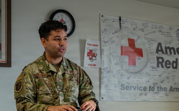 American Red Cross gives life-saving training to base personnel