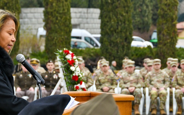 Ceremony honors 10th Mountain Division Soldiers at Florence American Cemetery