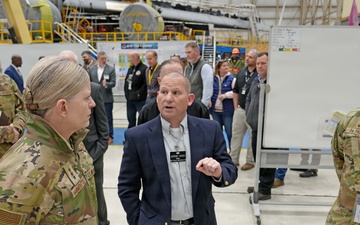 Lt. Gen. Jennifer Hammerstedt, Air Force Sustainment Center commander Robins AFB immersion visit