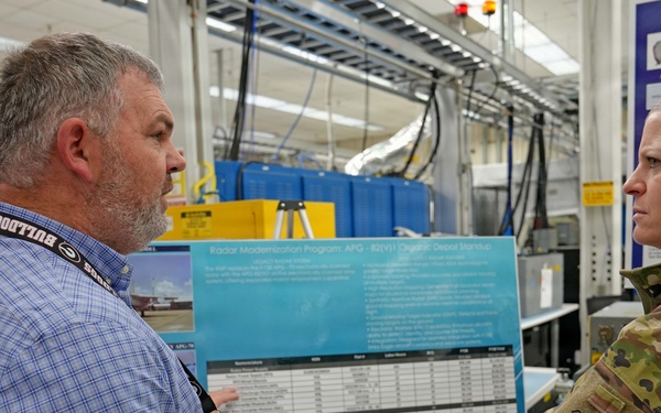 Lt. Gen. Jennifer Hammerstedt, Air Force Sustainment Center commander Robins AFB immersion visit