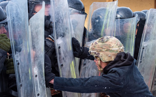 Kosovo Force 36 Riot Control