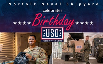 NNSY Celebrates USO Birthday
