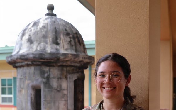 1st Mission Support Command Intel Officer 1st Lt. Tatiana Allbritten plays a key role in preparing units for mobilization.