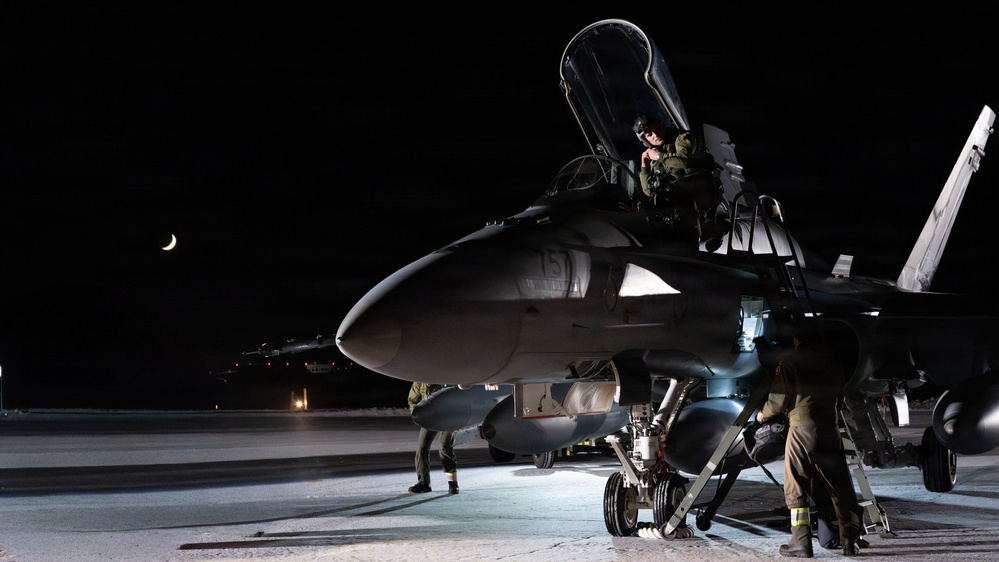 Preparation of a CF-188 Hornet
