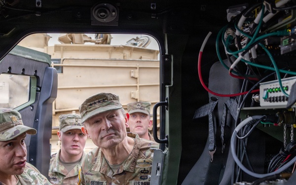 Chief of Staff of the U.S. Army NGC2 Visit