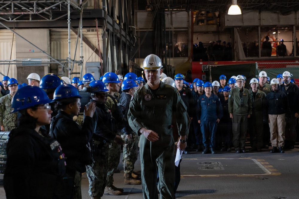 All Hands Call USS John C. Stennis (CVN 74)