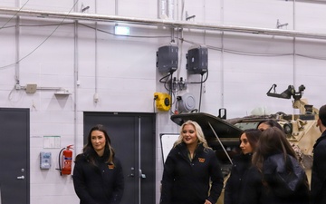 Washington Commanders Cheerleaders visit Camp Tapa