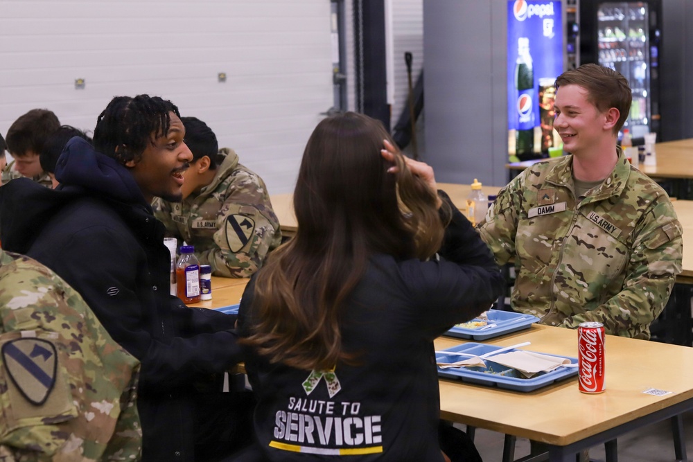 Washington Commanders visit Camp Tapa