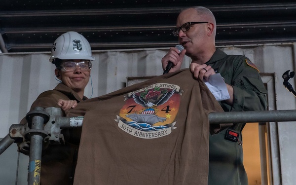 All Hands Call USS John C. Stennis (CVN 74)